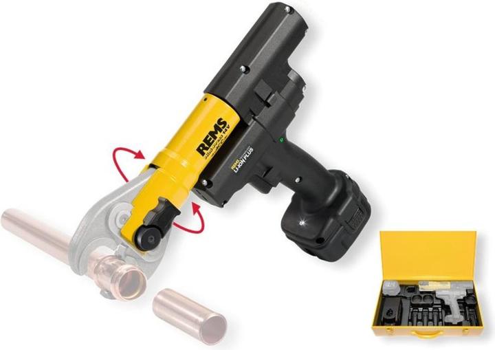 Rems Utensile per la pressatura dei tubi Mini-Press ACC Li-ion