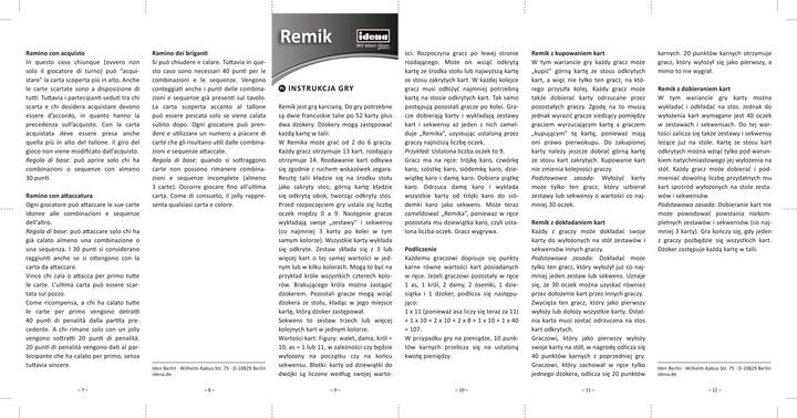 Produktbild Idena Romme in Stülpsch. 2x55 Blatt, franz. Bild (Französisch)