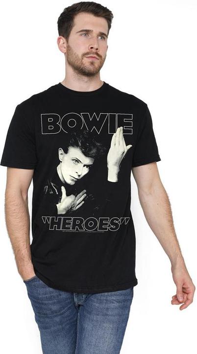 Produktbild David Bowie Heroes Cover TShirt (S)