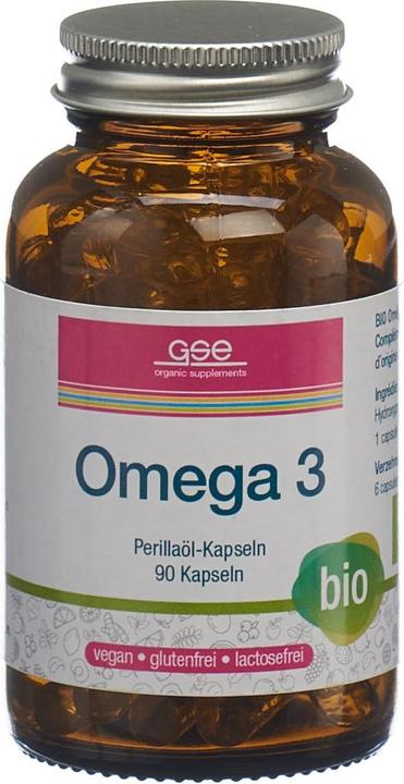 Image du produit GSE Oméga 3 huile de périlla bio caps (90 pièce(s), Capsules, 192 g)