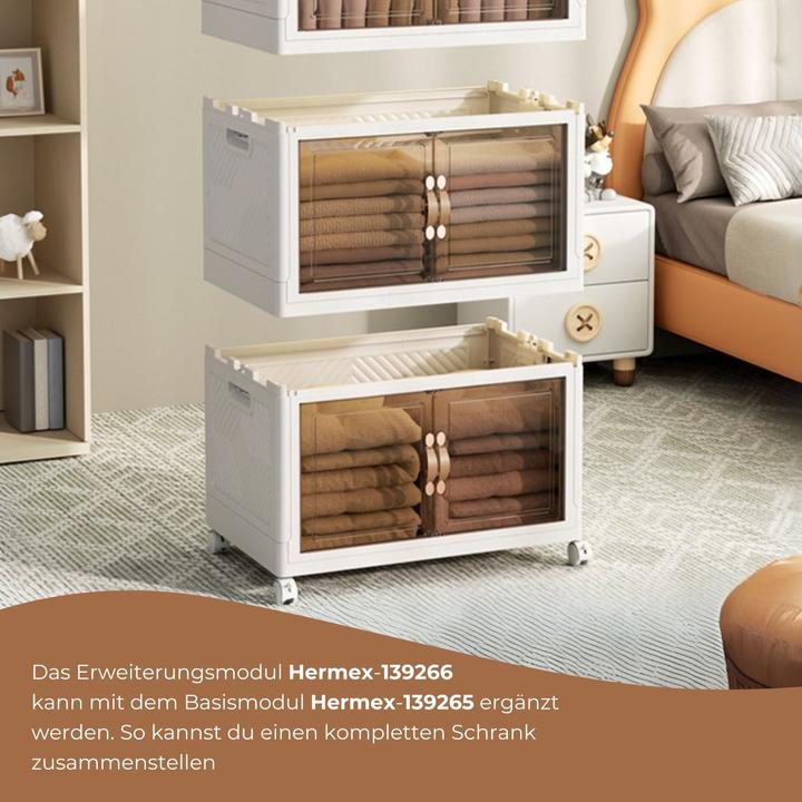 Immagine prodotto Hermex Aufbewahrungsbox Haushaltsschrank Vorratsschrank Aufbewahrungsschrank Lagerregal Erweiterung