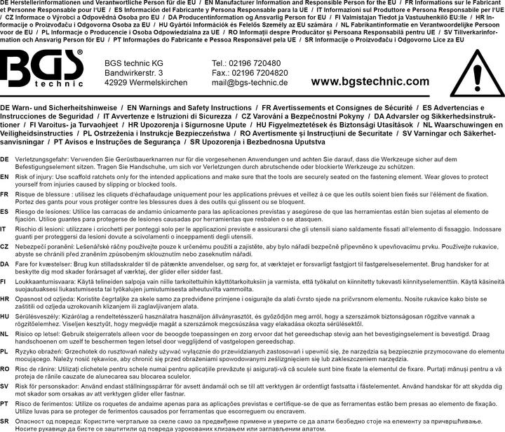 Produktbild BGS Gerüstbauer-Knarre
