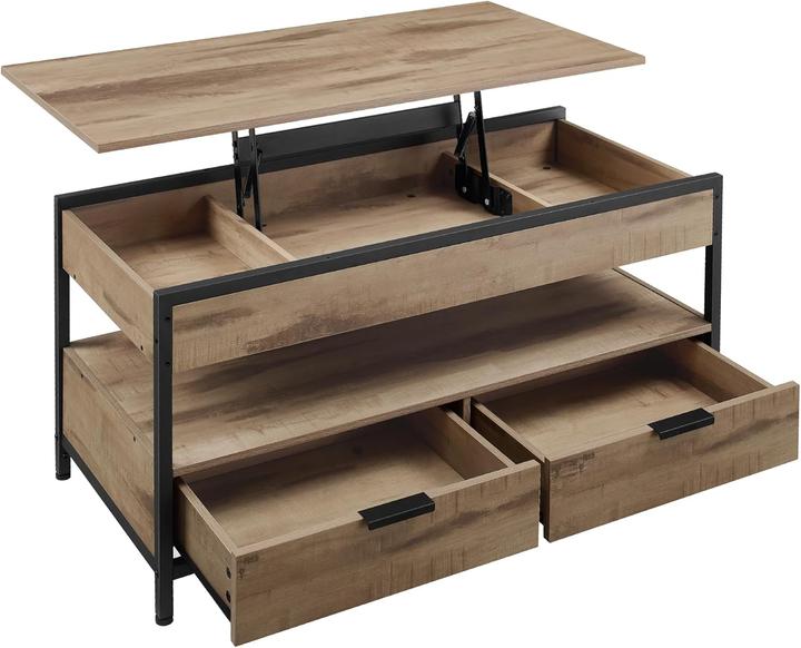 Vasagle Tavolino regolabile in altezza (100 x 50 x 48 cm)