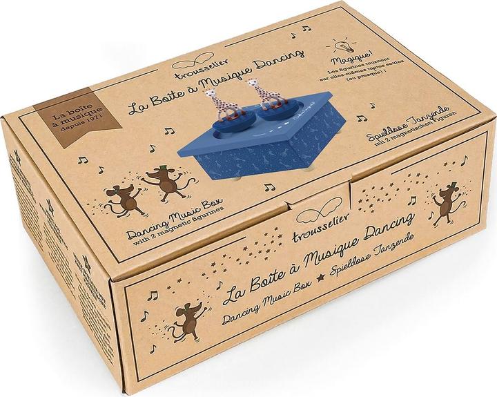 Actual product image Trousselier Music Box with Dancing Giraffes, Milky Way Magnetic