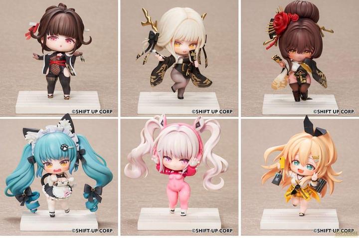 Produktbild Hobby Sakura Goddess of Victory: Nikke SAC Series Mini-Figuren 6er-Pack Chibi 10 cm