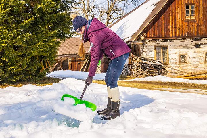 Produktbild Freund Schneeschieber/ Schneeschaufel Victoria kunststoff, grn
