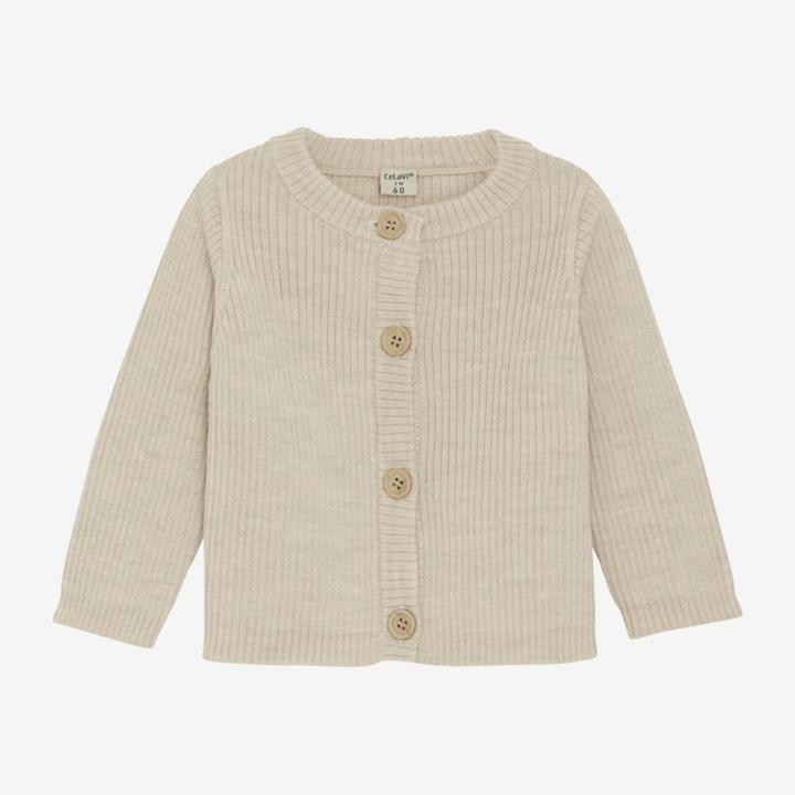 CeLaVi Baby-Strickjäckchen aus Merinowolle