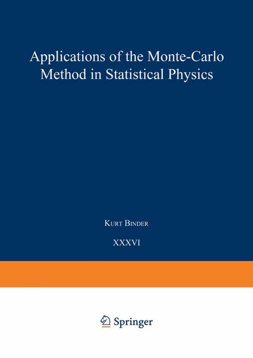 Image du produit Applications of the Monte Carlo Method in Statistical Physics (Allemand, Kurt Binder)