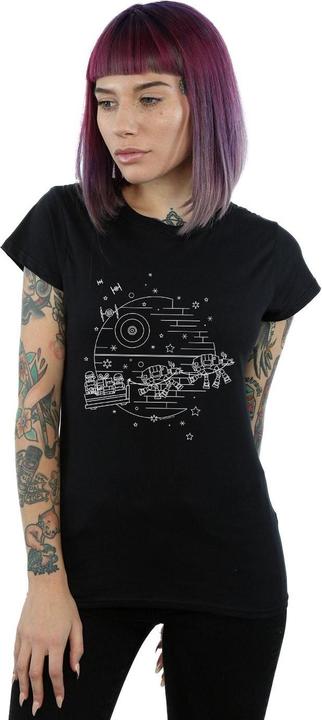Image du produit Star Wars - T-shirt DEATH STAR SLEIGH - Femme (L)