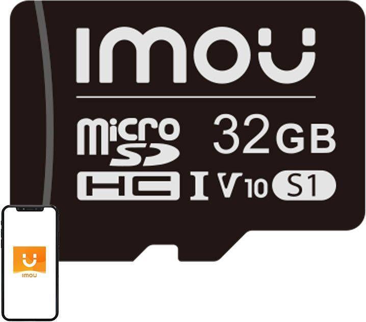 Produktbild Imou Memory card microSD 32GB (UHS-I, SDHC, 10/U1/V10, 90/20) (32 GB, microSDHC, U1, UHS-I)