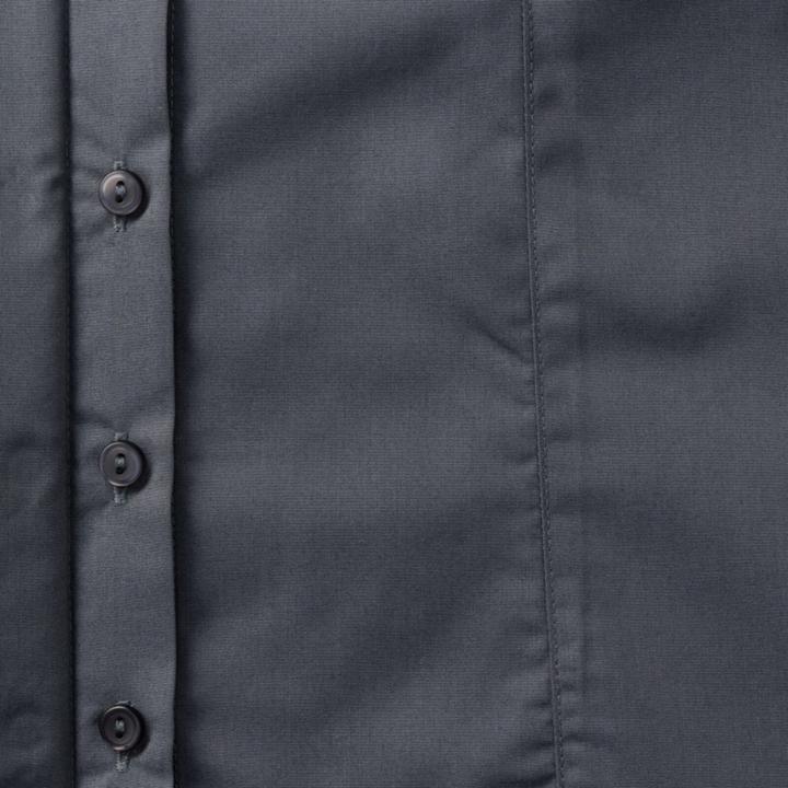 Actual product image Russell Collection poplin blouse shirt long sleeve easy-care fitted (M)
