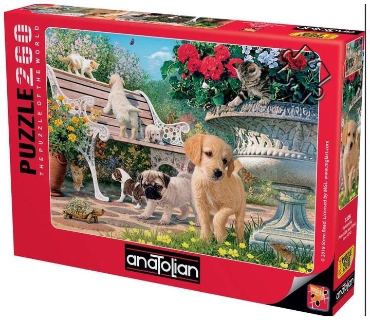 Actual product image Anatolian 3326 puzzle 260XL pcs. Animals playing hide and seek by Steve Read (260 pieces)