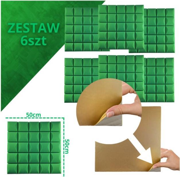 Immagine prodotto No Name DNA AM5 GN Akustikplatte Set mit 6 Stk. grün (6 pz.)