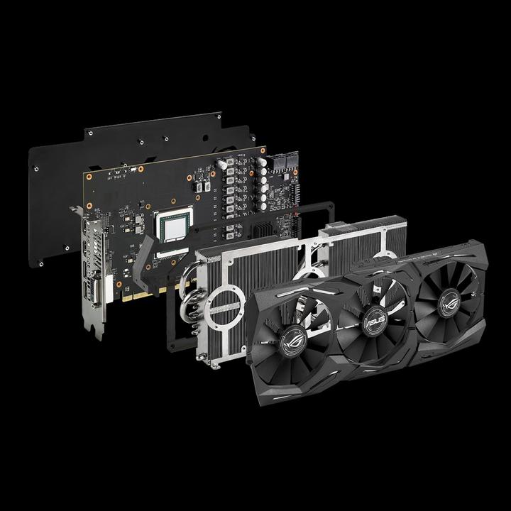 Produktbild ASUS Radeon ROG STRIX RX VEGA 64 O8G GAMING (8 GB)