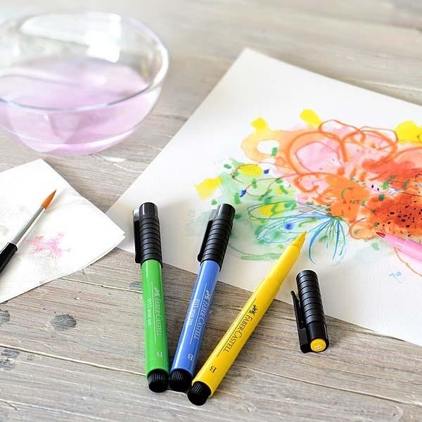 Actual product image Faber-Castell Pitt Artist Pen Brush (Multicoloured, 12 x)