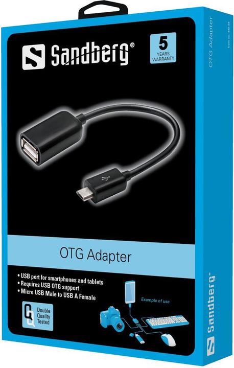 Produktbild Sandberg OTG Adapter MicroUSB-USB/A (USB 2.0)
