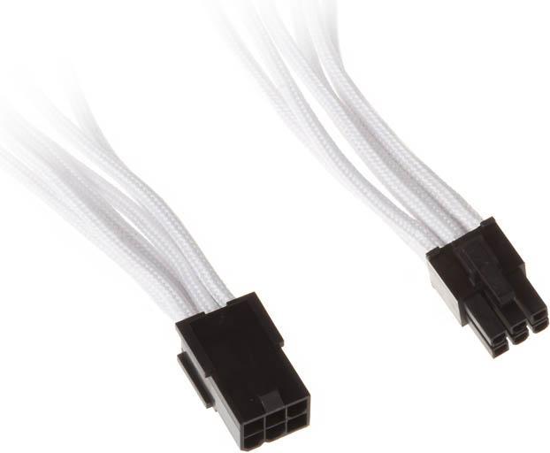 Actual product image Silverstone ATX Extension 6-6(PCI-E)Pin white