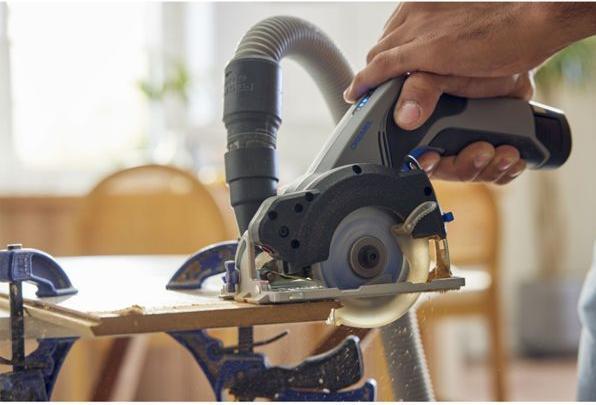 Produktbild Dremel Akku-Kreissäge 12V mit Laser CS12V-S1 Akku-Handkreissäge