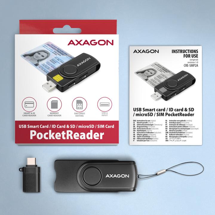 Produktbild Axagon CRE-SMP2A (USB 2.0)
