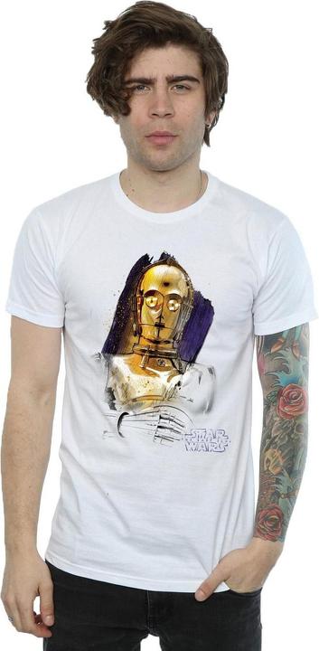 Immagine prodotto Star Wars The Last Jedi C-3PO Brushed Maglietta Uomo (3XL)