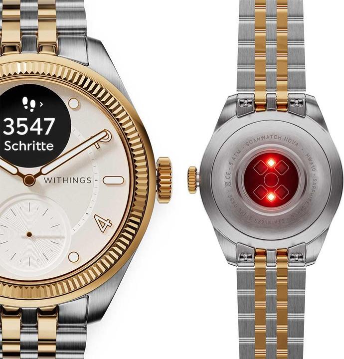 Actual product image Withings Scanwatch Nova Brilliant Gold (39 mm)