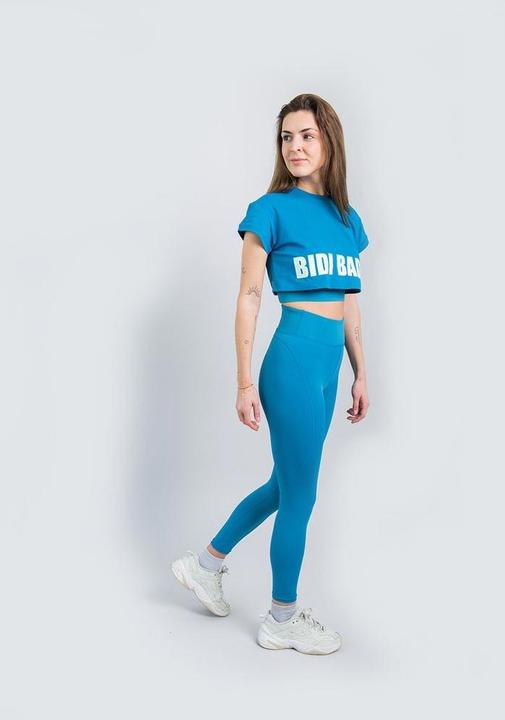 Image du produit Bidi Badu Abdominis Crop Move T-shirt - pétrole (L)