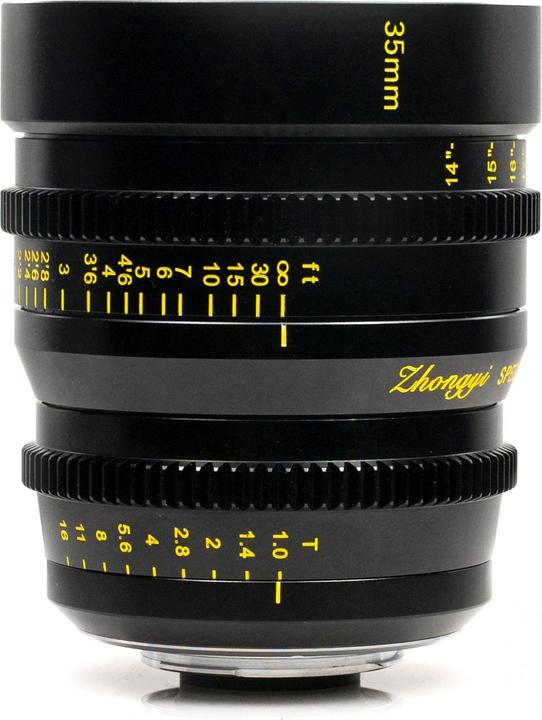Actual product image Zhongyi Mitakon Fixed focal length Speedmaster 35 mm T1 Cine (Micro Four Thirds, Micro Four Thirds)