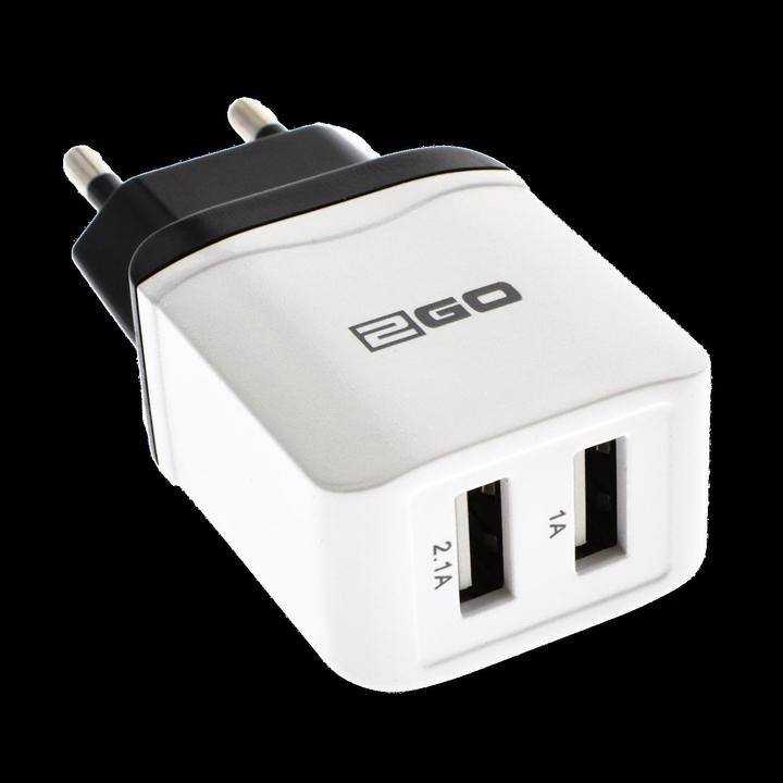 Produktbild 2GO 795999 Ladegerät für Mobilgeräte Weiss Indoor