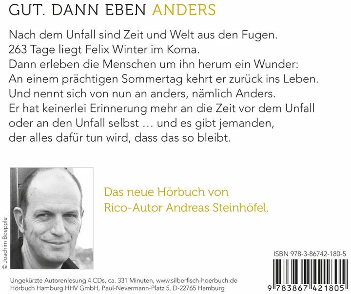 Produktbild Anders (Andreas Steinhöfel, Deutsch)
