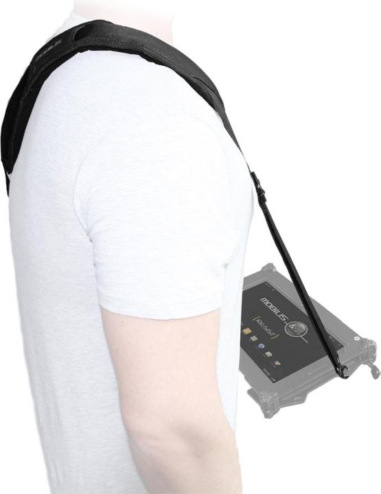 Image du produit Mobilis Ergonomic Shoulder Strap mit Soft Ringen (17", Universel)