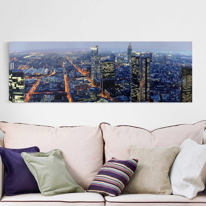 Actual product image Bilderwelten German cities canvas prints (50 x 150 cm)