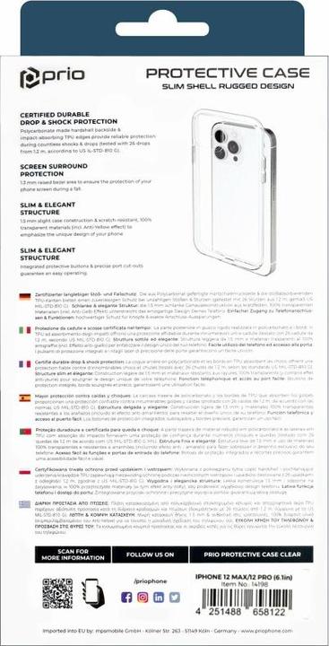 Produktbild prio Protective Case (Apple iPhone 12, Apple iPhone 12 Pro)