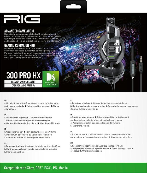 Produktbild Nacon Gaming RIG 300 PRO HX (Kabelgebunden)