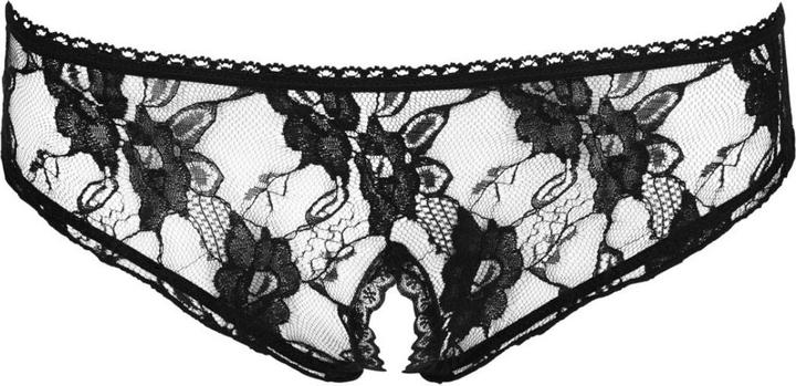 Image du produit Cottelli Collection Culotte sans entrejambe noire (XL)