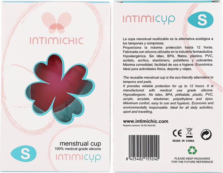Actual product image Intimichic Copa Menstrual Silicona Medica S (S)