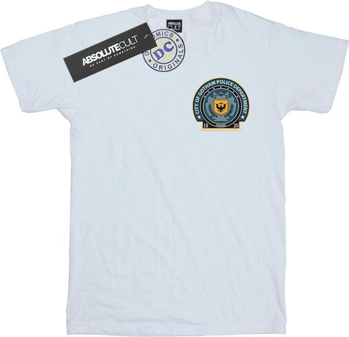 Batman Gotham Police Dept Brust drucken TShirt (4XL)