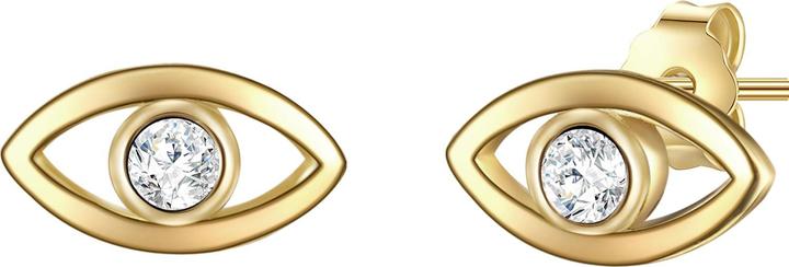 Produktbild Glanzstücke München Damen Allsehendes Auge Sterling Silber Zirkonia gelbgold - 23664 (Sterling Silber)