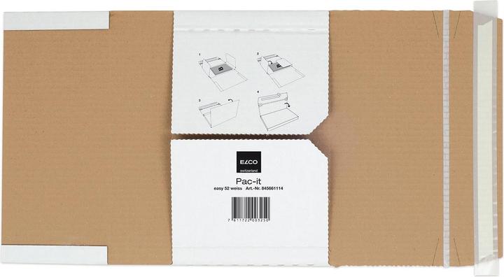 Image du produit Elco Emballage d'expédition pac-it EASY blanc (16,5 x 22,5 cm, 2 x)