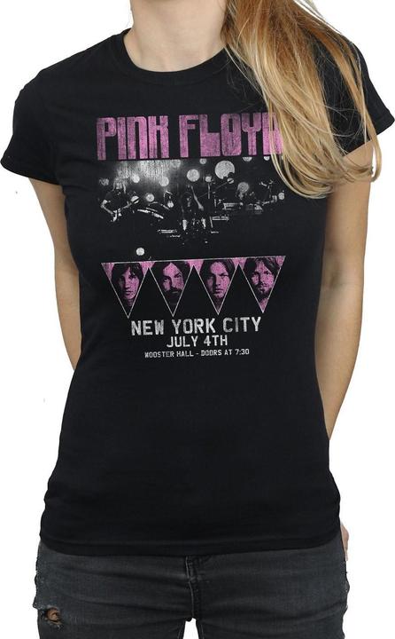 Actual product image Pink Floyd Womens/Ladies Tour NYC Cotton T-Shirt (M)