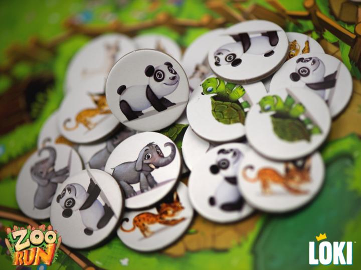 Image du produit Loki Kids 516009 - Zoo Run, jeu de société, pour 3-5 joueurs, à partir de 5 ans (Néerlandais)