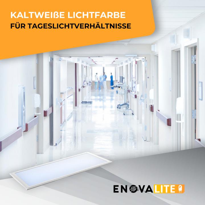 Immagine prodotto Enovalite Confezione da 6 pannelli LED, 120x30 cm (3600 lm)