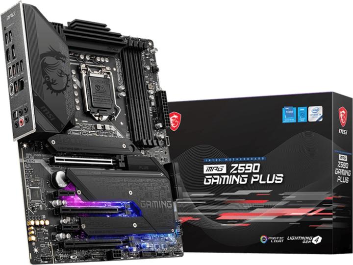 Produktbild MSI MPG Z590 Gaming Plus (LGA 1200, Intel Z590, ATX)