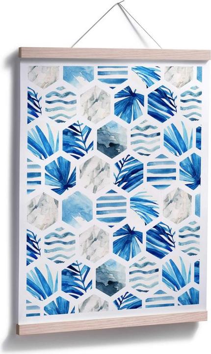 Image du produit Trenddeko Aquarelle - Ondes (60 x 80 cm)