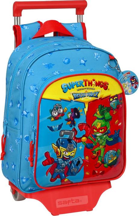 Produktbild Superthings Schulrucksack mit Rädern Rescue force 27 x 33 x 10 cm Blau