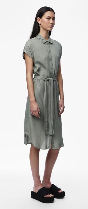 Actual product image Pieces Print blouse dress (S)