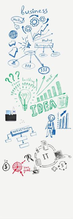 Actual product image Legamaster Whiteboard film 101x1200 (101 x 1200 cm)