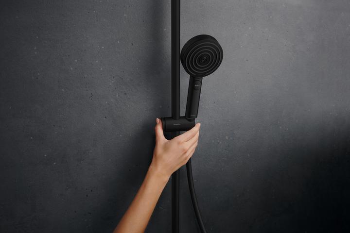 Actual product image hansgrohe Pulsify S Puro shower system 260, 1jet, Ecostat Fine, hand shower 3jet, EcoSmart