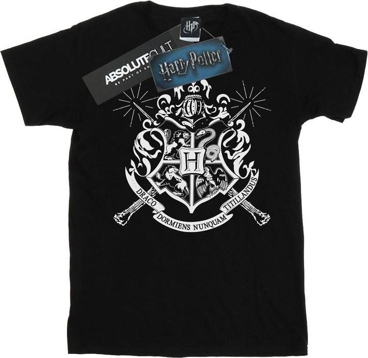 Produktbild Hogwarts Badge Wands TShirt (L)