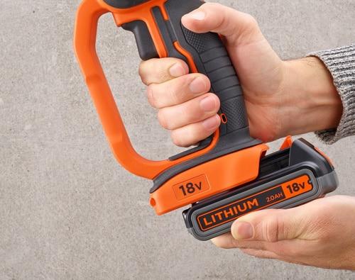 Productafbeelding Black & Decker Accu Haakse Slijper BCG720M1 (125 mm)