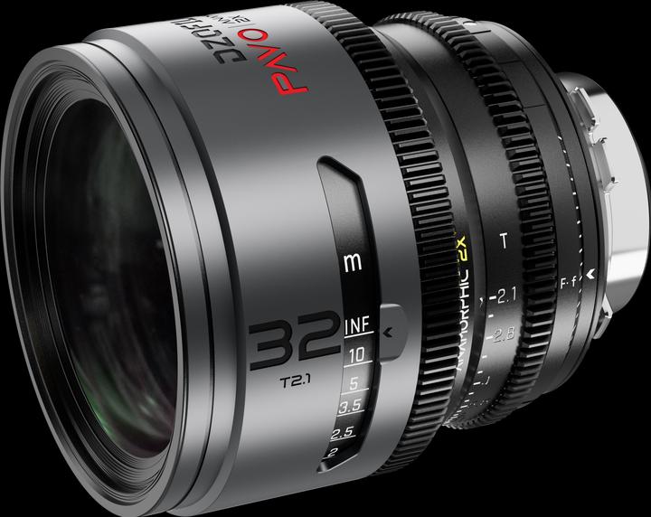 Produktbild Dzofilm Pavo 2x Anamorphic 32mm T2.1 for PL/EF Mount (S35) metric - Golden Coating (PL, APS-C / DX)